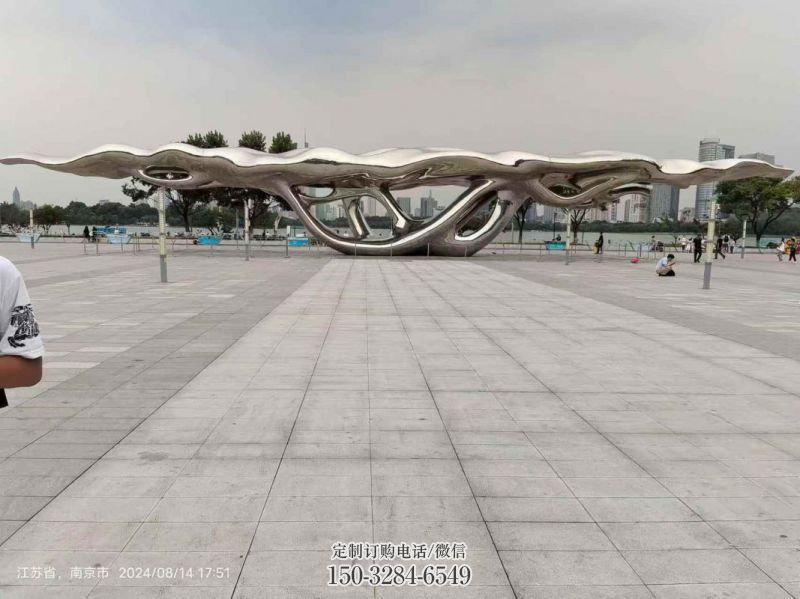 地标艺术建筑雕塑，镜面工艺，城市地标雕塑类型