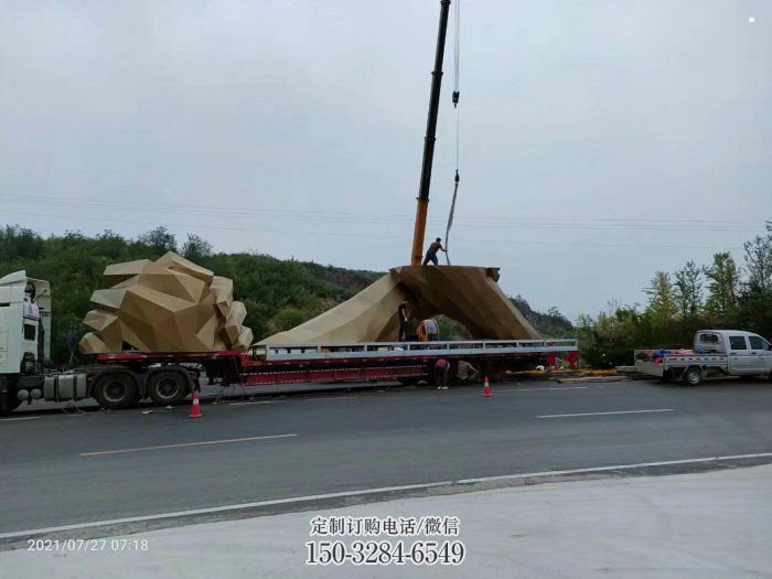 握手地标雕塑,不锈钢城市雕塑制作 握手地标雕塑,不锈钢城市雕塑制作