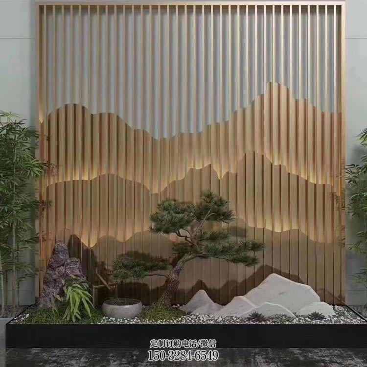 美陈装饰景墙雕塑，背景墙美陈雕塑